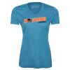 Pro Team Heather Proformance V-Neck Ladies' Tee Thumbnail