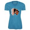 Pro Team Heather Proformance V-Neck Ladies' Tee Thumbnail